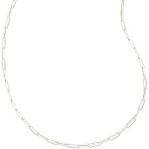 Kendra Scott Courtney Paperclip Necklace Gold Metal One Size