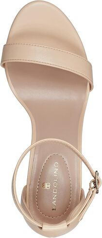 Bandolino Women's Armory Heeled Sandal, Silver Fabric 041, 8.5 in Kuwait