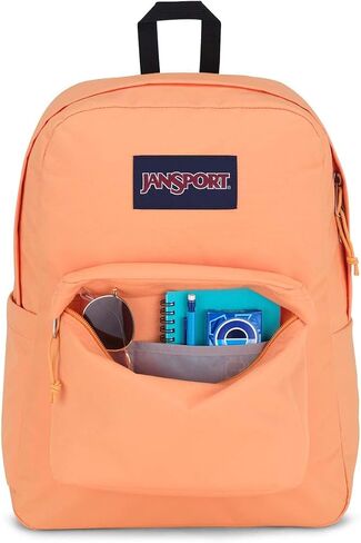 JanSport Superbreak Backpack - Durable, Lightweight Premium Backpack, Lemon in Kuwait
