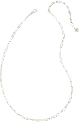 Kendra Scott Courtney Paperclip Necklace Gold Metal One Size in Kuwait