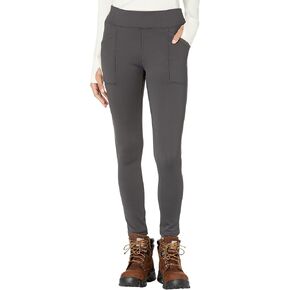 Carhartt womens Force Fitted Heavyweight Lined (Plus Size) Leggings, Black, Medium Tall US
