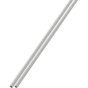 METALLIXITY 304 Stainless Steel Tube (4mm OD x 0.8mm Wall T x 300mm L) 2Pcs, Straight Tubing - for Home Furnishing, Machinery