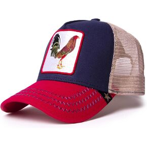 GOLD STAR HAT - Rooster Black/Beige Trucker Cap one Size