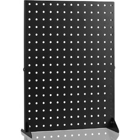 Pegboard Display Stand With 12 Peg Hooks for Retail Craft Shows & Fairs - Metal Product Merchandise Display Rack for Selling Accessories, Display Stands for Boutique, Stores, Vendors & Events