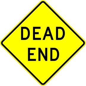 Dead End Sign 18 X 18. 3M High Intensity Prismatic Reflective Sheeting. A Real Sign. 10 Year Warranty. in Kuwait