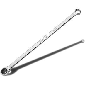 DURATECH Extra Long Ratcheting Wrench Set, Combination Wrench Set, Metric, 9-Piece, 8,10,12,13,14,16,17,19,22mm, CR-V Steel, with EVA Foam Tool Organizer