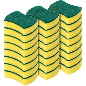 Kitchen Cleaning Sponges,96 Pack Eco Non-Scratch for Dish,Scrub Sponges