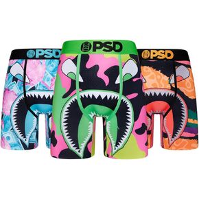 PSD Men's Wf Camo Glow 3-Pack Boxer Briefs, Multi, XXL
