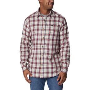 Columbia Men's Vapor Ridge III Long Sleeve Shirt, City Grey Bright Bold Plaid, X-Large Tall