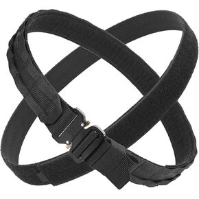 حزام المعركة التكتيكي - حزام شديد التحمل مع حزام MOLLE 1.75 بوصة حزام خارجي مع أحزمة داخلية