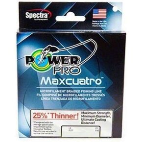 PowerPro Maxcuatro Spectra White Braided Line