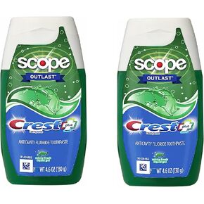 Crest Complete Whitening Plus Scope Tartar Control Toothpaste, Minty Fresh Liquid Gel, 4.6 Oz (130g) - 3