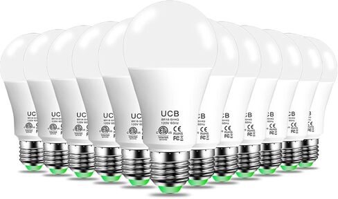 UCB Alexa Light Bulb 130W يعادل، مصابيح كهربائية ذكية بيضاء دافئة إلى ضوء النهار قابلة للضبط، A19 E26 مصابيح LED بلوتوث لغرفة النوم والمطبخ وغرفة المعيشة والمكتب (4 عبوات) in Kuwait