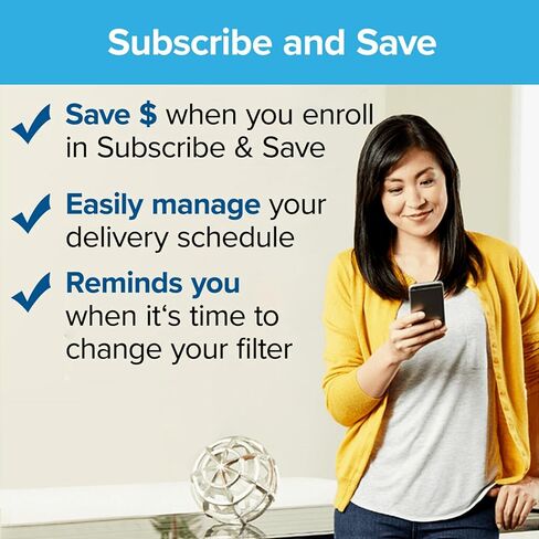 فيلتريت فلتر هواء فرن مكيف ذكي قابل للتجديد 16×25×1، MPR 1500، مسببات الحساسية والبكتيريا والفيروسات، عبوة من قطعتين (الابعاد الدقيقة 15.719 × 24.72 × 0.78) in Kuwait