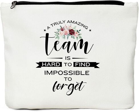 JIUWEIHU Leaders Appreciation Gifts Boss Gifts for Christmas Birthday Gift for Leader Supervisor PM Mentor Thank You Retirement Farewell Makeup Bag Coworker Present- Amazing Leader is Hard to Find in Kuwait