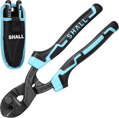 قاطعة مسامير صغيرة مقاس 8 بوصة، قاطعة أسلاك صغيرة شديدة التحمل، مقبض مريح بلونين، منطقة قبضة لسحب المسامير وإمساك الأسلاك، رافعة أكثر كفاءة، تتضمن حقيبة حزام in Kuwait