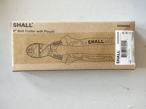 SHALL 3-Piece Bolt Cutters, 14" Heavy Duty Bolt Cutter, 8" Mini Bolt Cutter, 8" Wire Rope Cutter, Ergonomic Handle, More Efficient Leverage for Cutting Locks, Chains, Iron Wire, Carrying Case Included in Saudi Arabia