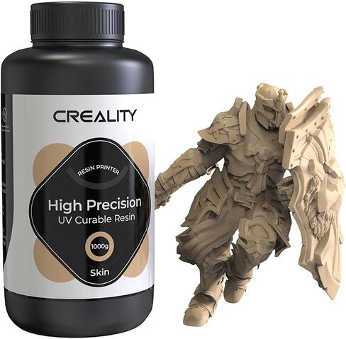 Creality 3D Printer Resin for Halot-Mage, 1kg(2.2lbs) 8K High Precision Resin for 8K LCD 3D Printing, 405nm UV-Curing Resin, Quick Curing, Low Shrinkage, Excellent Fluidity (Grey) in Kuwait