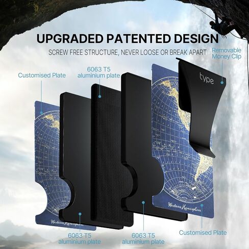 محفظة جلدية رفيعة للرجال من typecase لـ AirTag | حجب RFID | جلد محبب علوي | 13 فتحة لبطاقة الائتمان | مقسم الفاتورة | نافذة الهوية | حامل متوافق مع Apple AirTag in Saudi Arabia