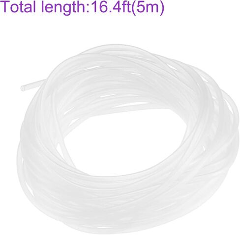 انبوب شفاف مرن من بلاستيك PVC بقطر داخلي 2 ملم بقطر داخلي 4 ملم من دي ميوتك لانابيب مياه الحديقة وانبوب الزيت وانبوب الهواء بطول 5 متر in Kuwait