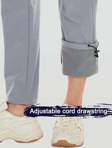 MAGCOMSEN Women's Fleece Lined Snow Ski Pants Waterproof Insulated Winter Hiking Pants Softshell Snowboard Pants in Kuwait