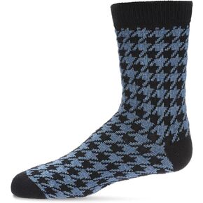MeMoi Houndstooth Boys Crew Sock