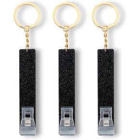 ANHBKAR 3PCS Credit Card Grabber for Long Nails Keychain, Card Puller Acrylic Material, Debit Card Grabber for Women Girls