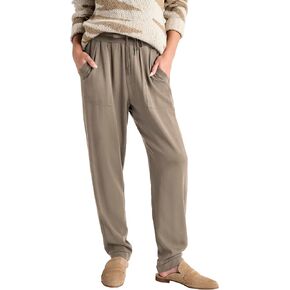 Splendid Women's Rafe Straight Leg Pant | Comfy Drawstring Waist and Chic Ribbed Details in Kuwait