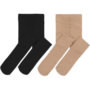 Century Star 2 Pairs Girls Tights Ballet Tights Toddler Dance Tights for Girls Kids stockings Infant School Uniform Leggings