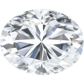 Letmexc Real D مويسانيتي عديم اللون أحجار كريمة مفكوكة قطع بيضاوي VVS1 وضوح الماس الاصطناعي للمجوهرات المخصصة مع شهادة GRA in Kuwait