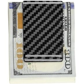 Black Carbon Fiber Money Clip