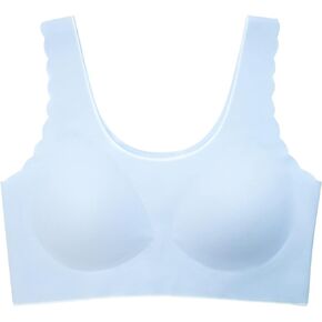 Happy Cherry Girls Training Bra Sports Seamless Bras Teen Bra Soft with Removable Cup 10-16years