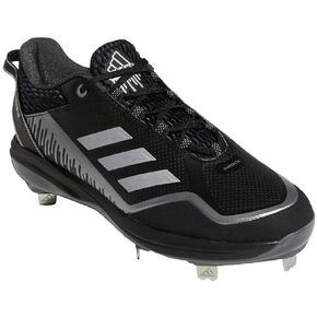 adidas Icon 7 Dripped Out H00998 Black-Metallic Silver Men's Metal Baseball Cleats 13 US