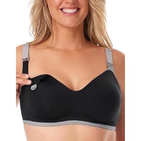 Momcozy Nursing Bras for Breastfeeding, Comfort Maternity Pregnancy Bra Wireless V Neck Color Party Nursing Bra