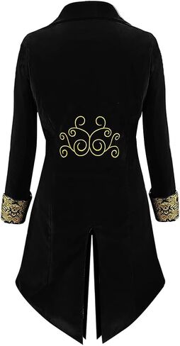 Men‘s Medieval Victorian Jacket Steampunk Tailcoat Masquerade Costumes in Saudi Arabia