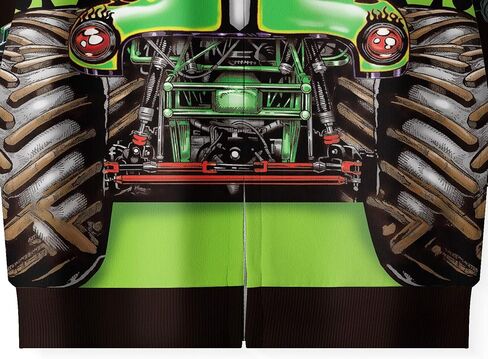 YAMY Monster Car Pant Set for Boy 2PCS Long Sleeves Truck Machine Game Clothing Set Playwear Outfits Suitable for Spring and Winter 2-3Y in Saudi Arabia