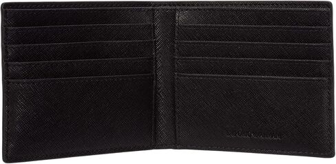 Emporio Armani Mens Regenerated Wallet Black in Saudi Arabia