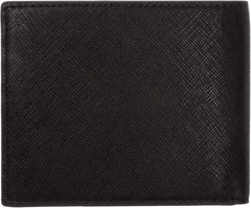 Emporio Armani Mens Regenerated Wallet Black in Saudi Arabia