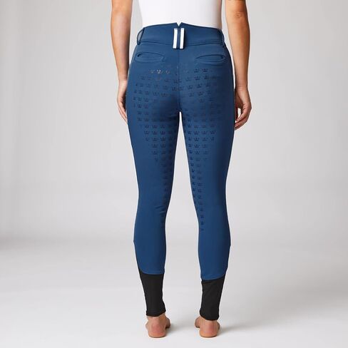 HORZE Rylee Womens High Waisted Breeches with Silicone Grip Full Seat and Pockets in Saudi Arabia