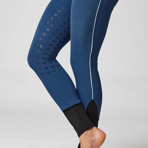 HORZE Rylee Womens High Waisted Breeches with Silicone Grip Full Seat and Pockets in Saudi Arabia