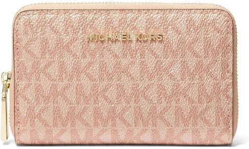 Michael Kors Jet Set Small Zip Around Card Case Ballet One Size in Saudi Arabia