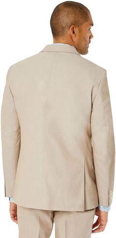 Men's Modern-Fit THFlex Stretch Chambray Suit Separate Jacket (Tan, 40R) in Saudi Arabia