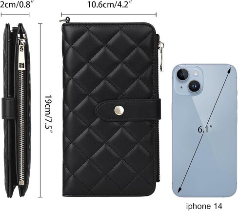 Passport Holder Cover, Quilting Leather Travel Wallet Case with RFID Blocking, Puffer Style Travel Documents Organizer for Passport, Business Cards, Credit Cards, Boarding Pass in Saudi Arabia