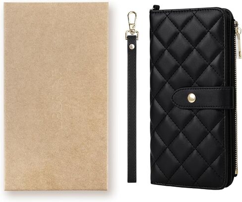 Passport Holder Cover, Quilting Leather Travel Wallet Case with RFID Blocking, Puffer Style Travel Documents Organizer for Passport, Business Cards, Credit Cards, Boarding Pass in Saudi Arabia