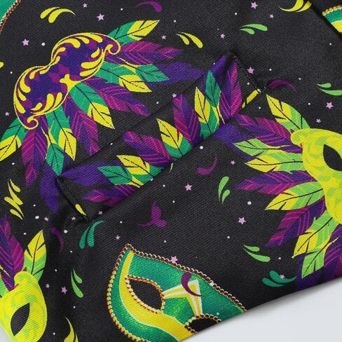 سترة Mardi Gras للرجال من yolsun بطباعة ثلاثية الأبعاد وصدريات حفلات الأعياد والعطلات ملابس Mardi Gras in Saudi Arabia