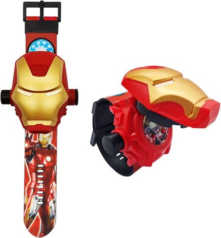 Superhero Projector Watch, Kids Digital Watch Toy, Gift Cool Toddler Stocking Stuffers for Birthday, Halloween, Christmas and Anniversaries with 24 Anime Images in Saudi Arabia