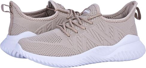 NIRZI Womens Walking Tennis Shoes - Slip On Memory Foam Lightweight Casual Sneakers for Gym Travel Work in Saudi Arabia