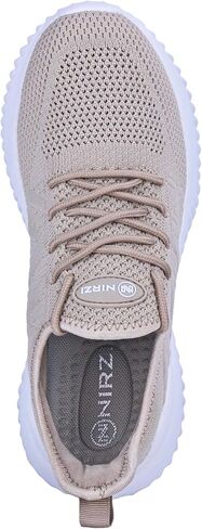 NIRZI Womens Walking Tennis Shoes - Slip On Memory Foam Lightweight Casual Sneakers for Gym Travel Work in Saudi Arabia