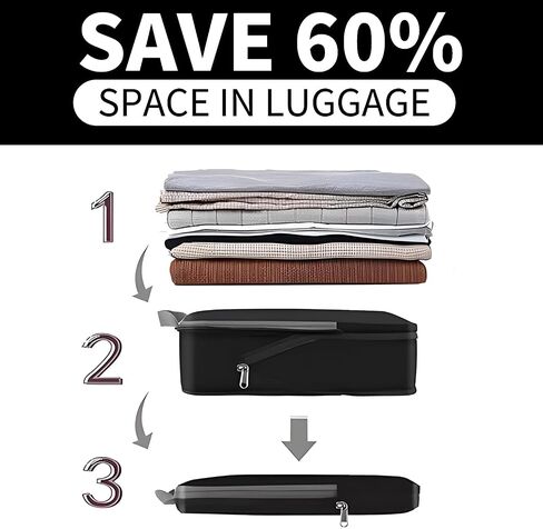 BAGAIL Digital Luggage Scale and 4 Set Compression Packing Cubes in Saudi Arabia