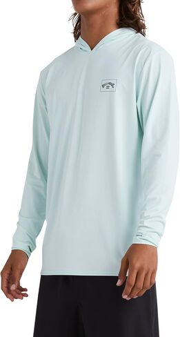 Billabong Men's Standard Arch Mesh Loose Fit Long Sleeve Hooded 50+ UPF Surf Shirt Rashguard in Saudi Arabia